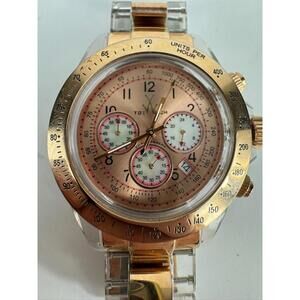 ToyWatch Rose Gold & Clear Plasteramic Stainless Steel Women's Watch $275